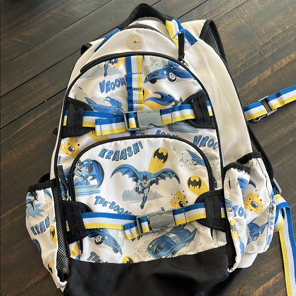 Pottery Barn Kids Batman Large Glow in the Dark Backpack